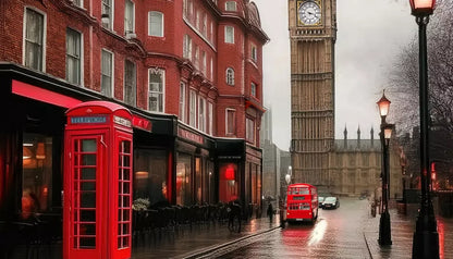 London Street Backdrop