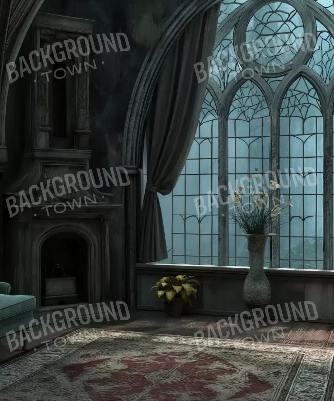 Gray , Black , Brown  Backdrop for Photography