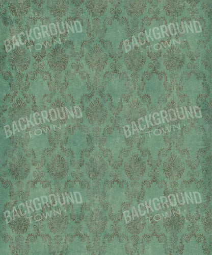 Green Damask Backdrop for Photography