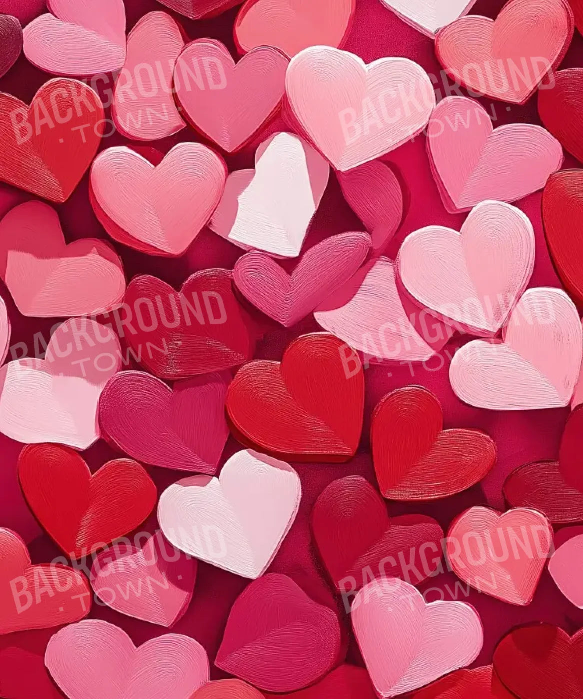 Heart Covered Backdrop for Photography