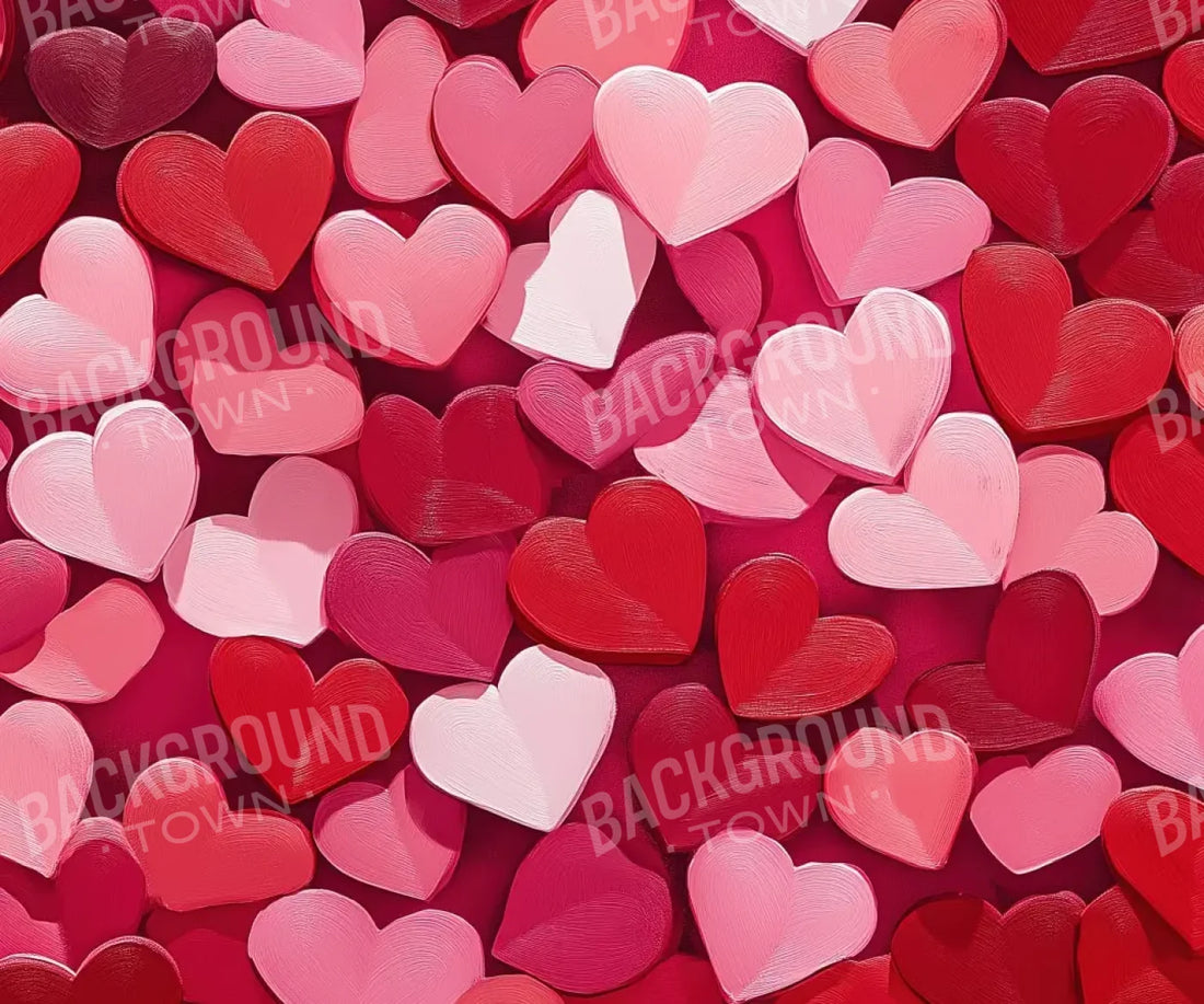 Love Bomb 5’x4’2 Fleece (60 x 50 inch) Backdrop