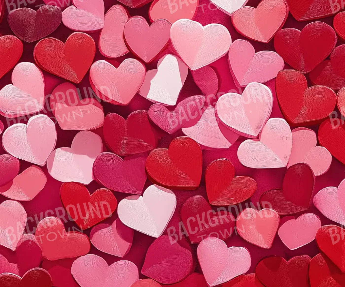 Love Bomb 5’x4’2 Fleece (60 x 50 inch) Backdrop