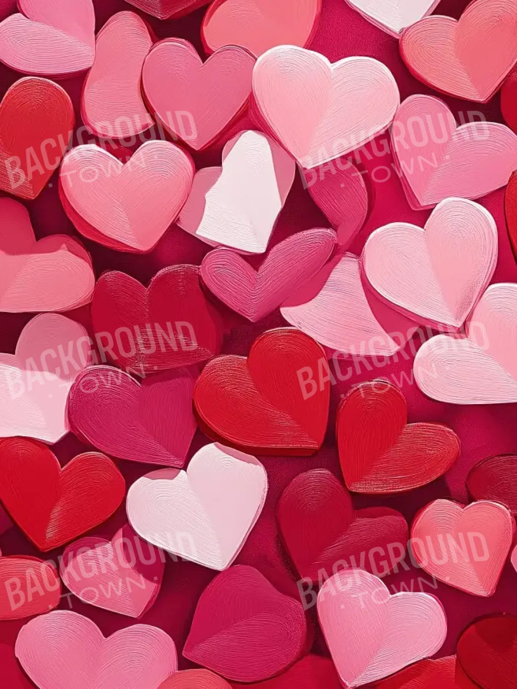 Love Bomb 6’x8’ Fleece (72 x 96 inch) Backdrop