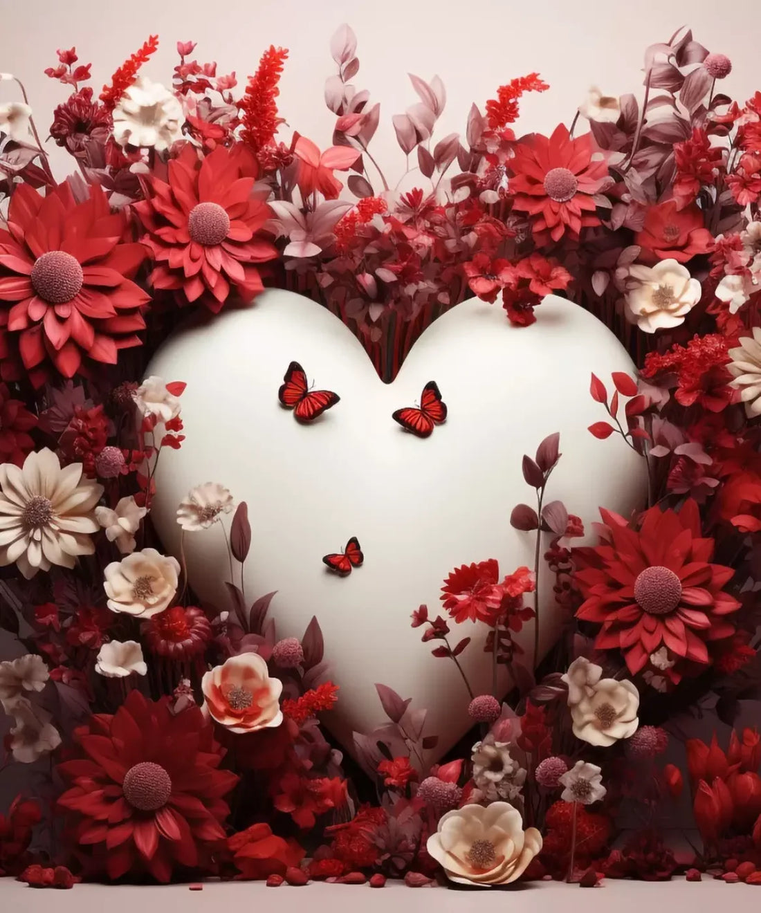 Red, White    Backdrop for Photography