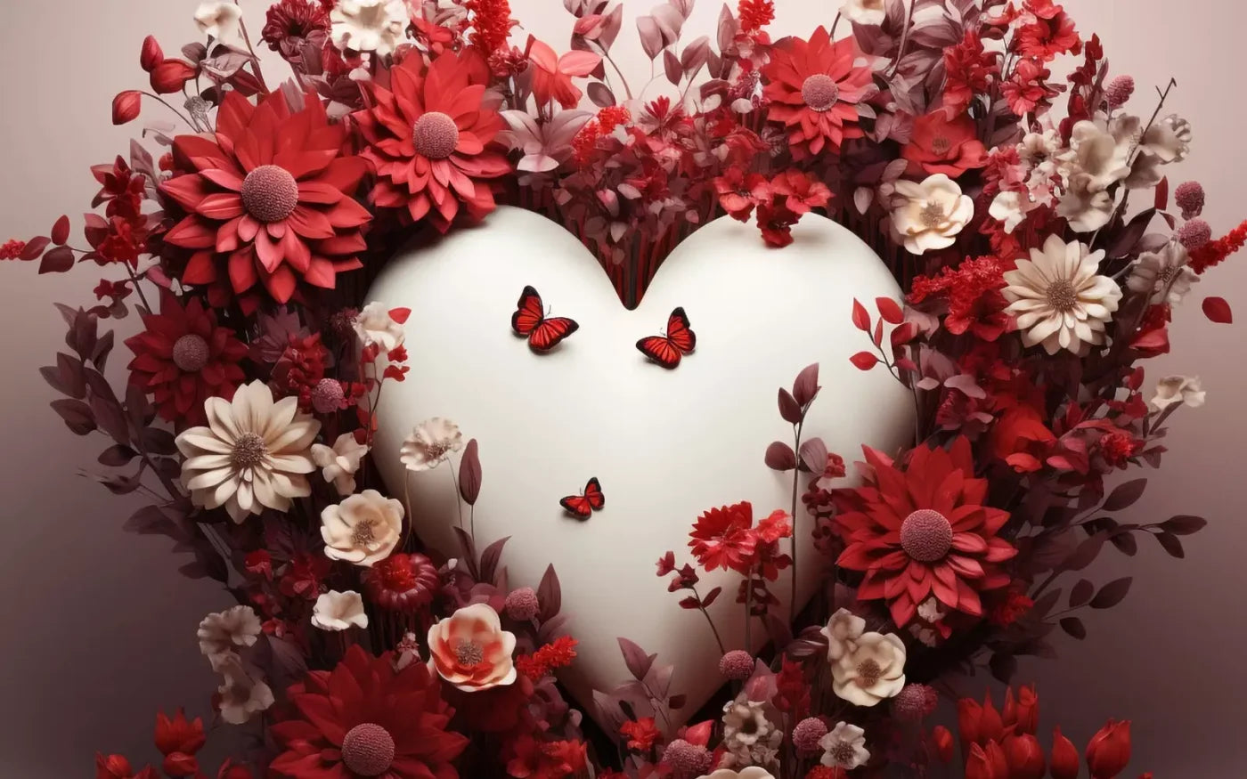Love Heart Garden 8’X5’ Ultracloth (96 X 60 Inch) Backdrop