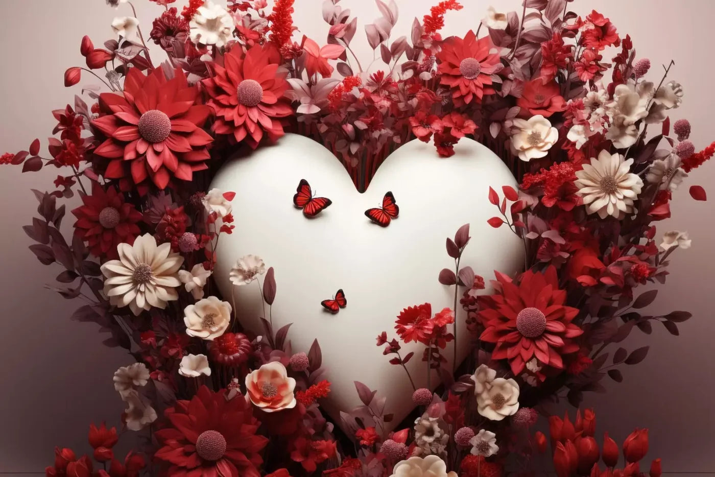 Love Heart Garden 12’X8’ Ultracloth (144 X 96 Inch) Backdrop