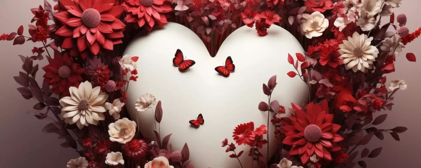 Love Heart Garden 20’X8’ Ultracloth (240 X 96 Inch) Backdrop