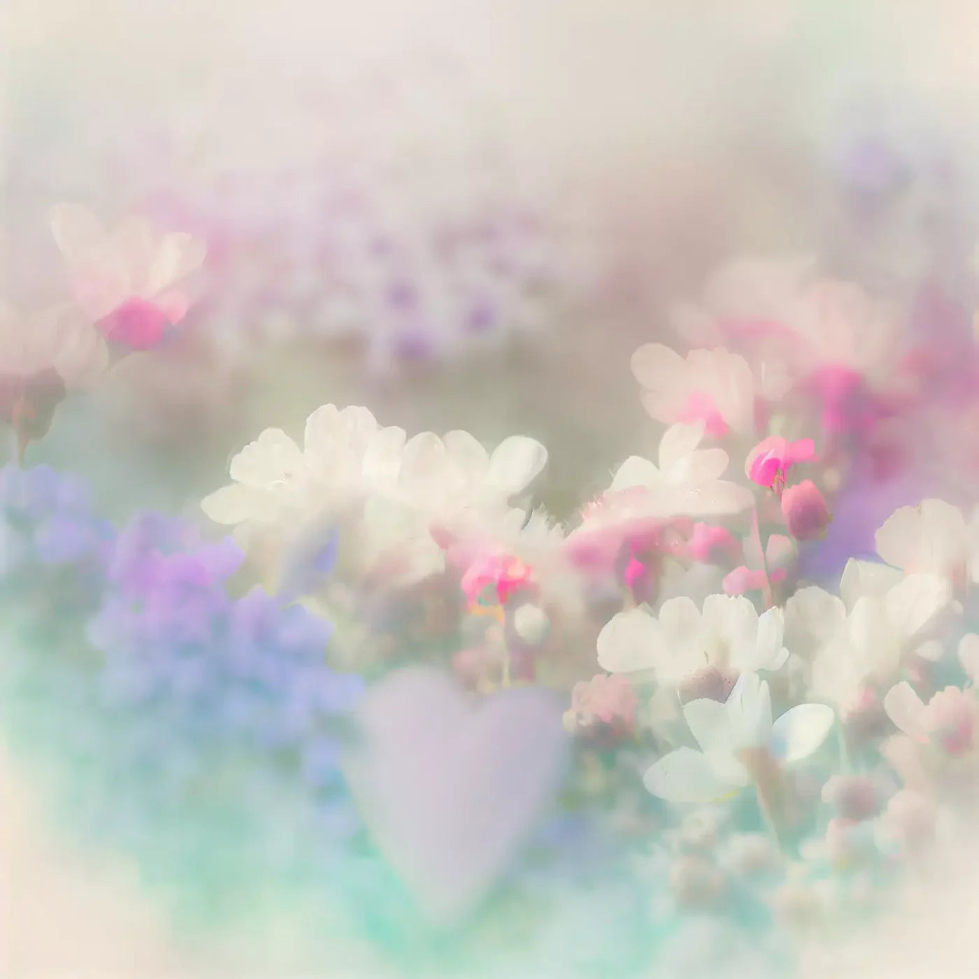 Love Is In The Air I 8X8 Fleece ( 96 X Inch ) Backdrop