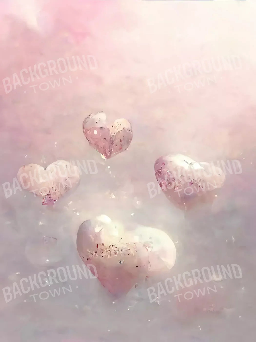 Love Is In The Air Iv 5X68 Fleece ( 60 X 80 Inch ) Backdrop