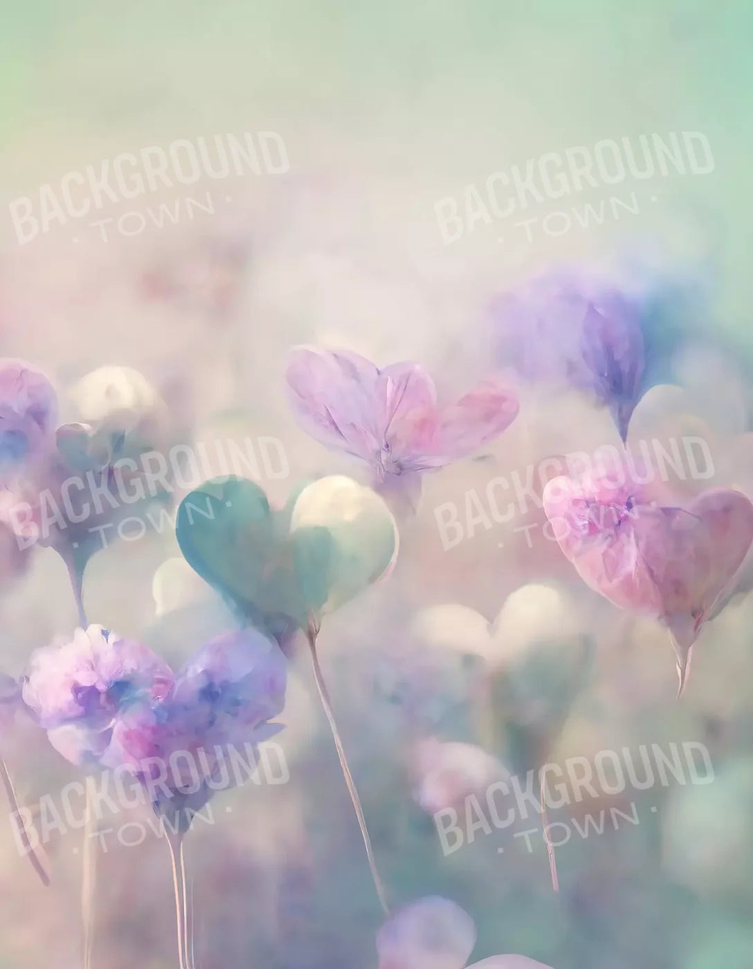 Love Is In The Air Ii 6X8 Fleece ( 72 X 96 Inch ) Backdrop