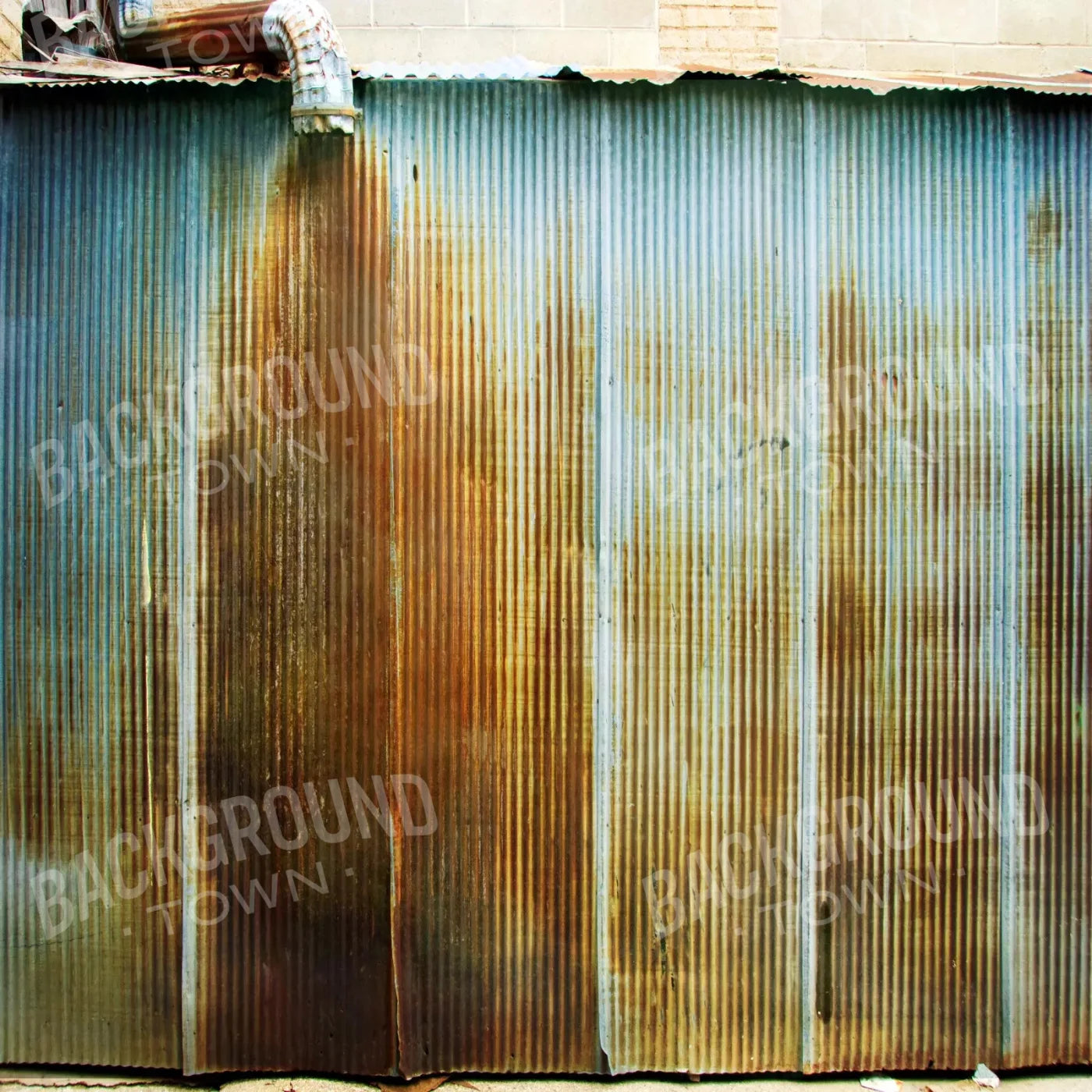 Beige Steel and Metal Backdrop for Photography
