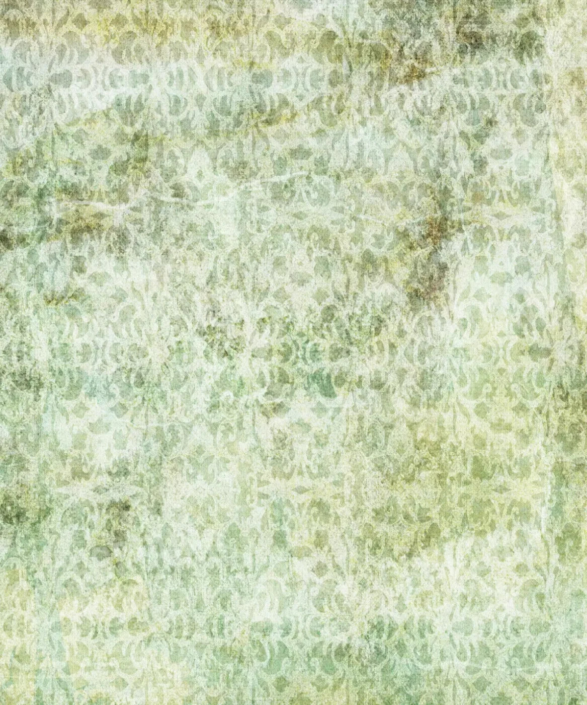 Green Damask Backdrop for Photography