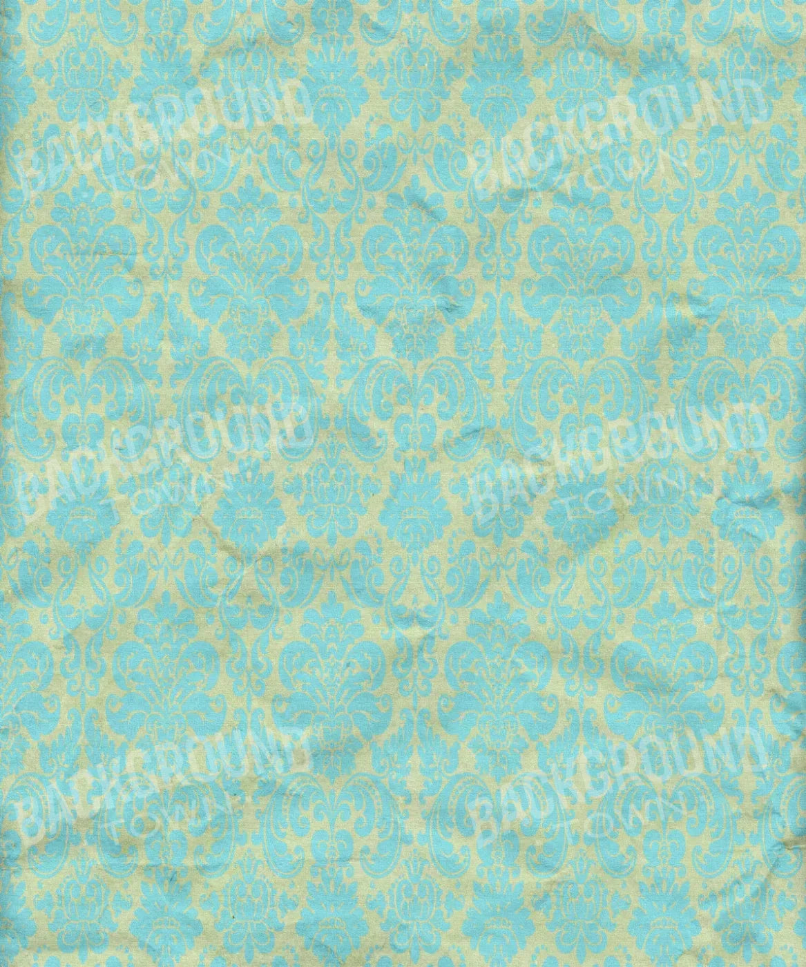 Blue Damask Backdrop for Photography