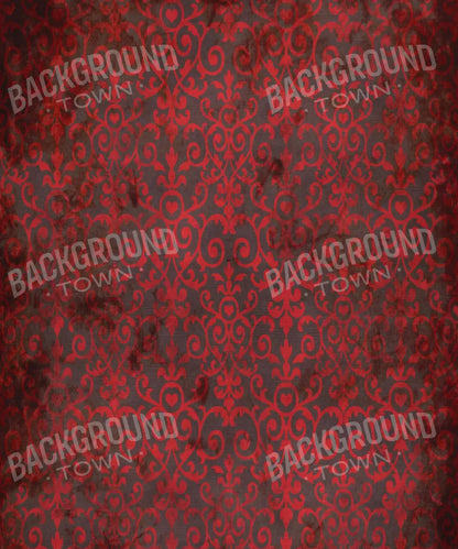 Red Damask Backdrop for Photography