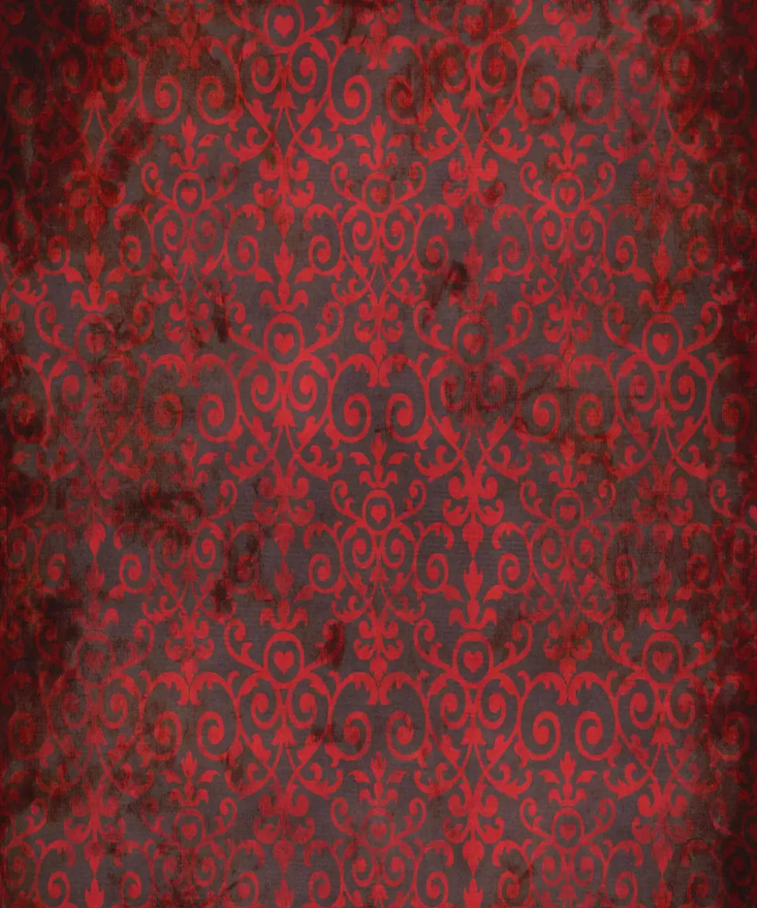 Red Damask Backdrop for Photography