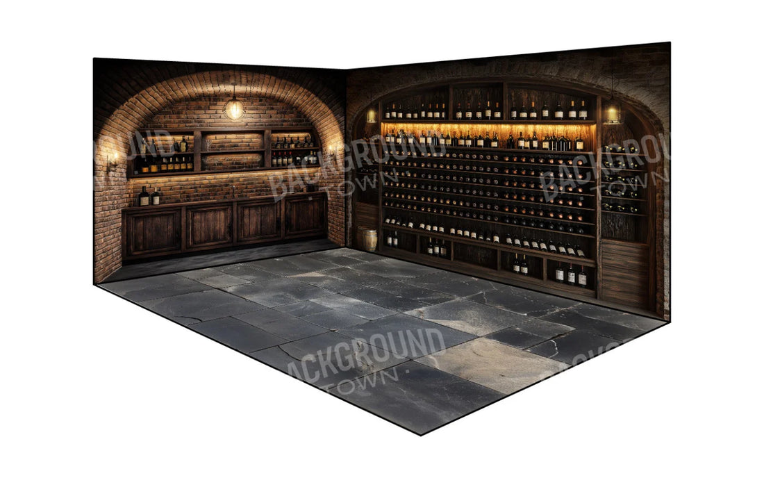 Luxury Wine Cellar Bundle Backdrop