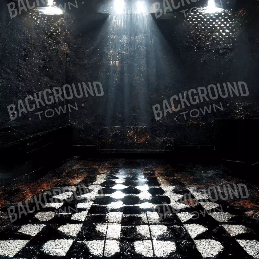 Black Halloween Backdrop for Photography