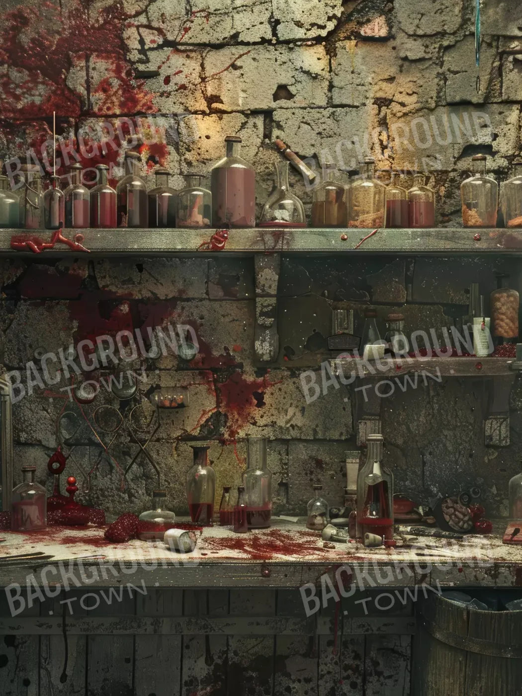 Mad Surgeon 5’X6’8 Fleece (60 X 80 Inch) Backdrop
