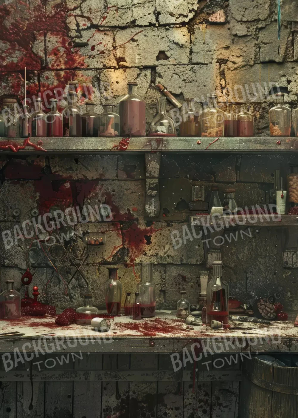 Mad Surgeon 5’X7’ Ultracloth (60 X 84 Inch) Backdrop