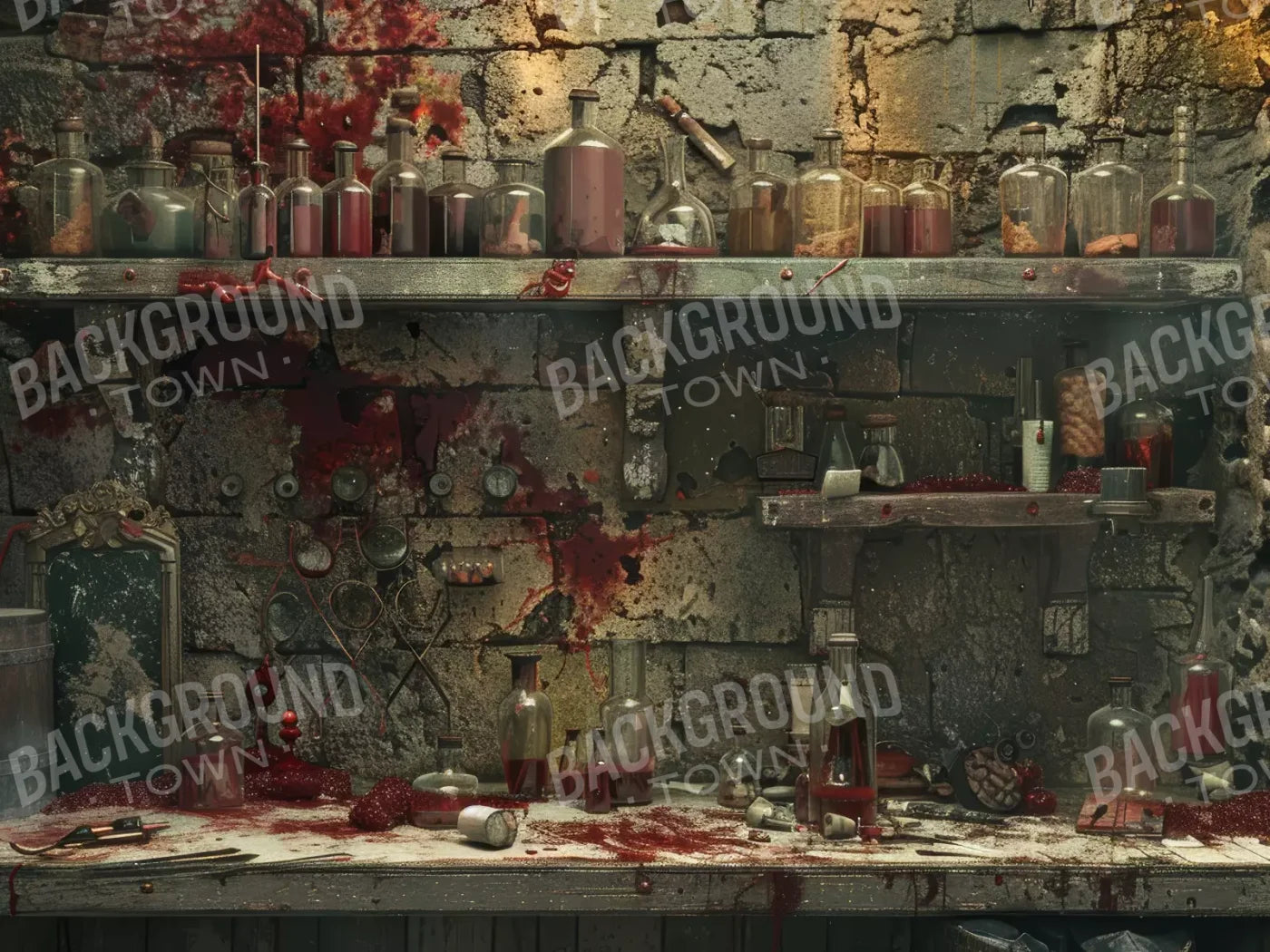 Mad Surgeon 6’8X5’ Fleece (80 X 60 Inch) Backdrop