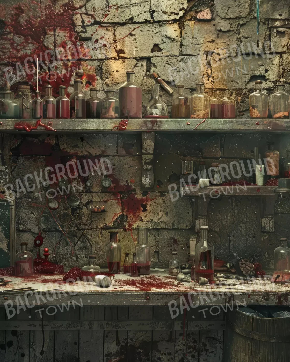 Mad Surgeon 8’X10’ Fleece (96 X 120 Inch) Backdrop