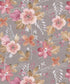 Gray Floral Backdrop for Photography