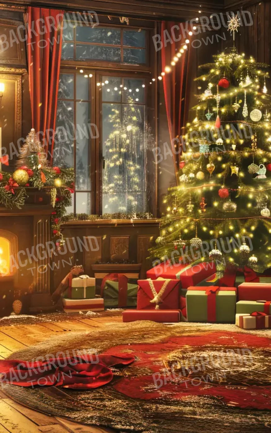 Magic Christmas Living 10’X16’ Ultracloth (120 X 192 Inch) Backdrop