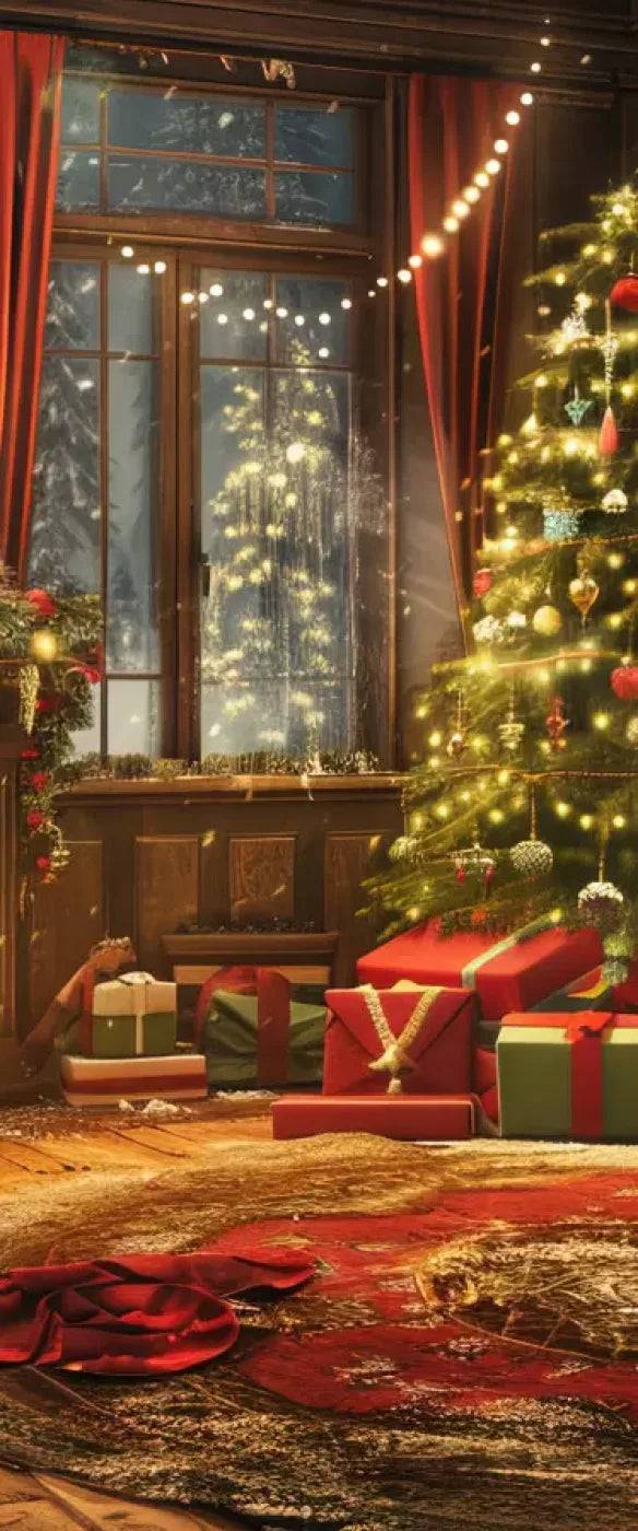 Magic Christmas Living 5’X12’ Ultracloth For Westcott X-Drop (60 X 144 Inch) Backdrop