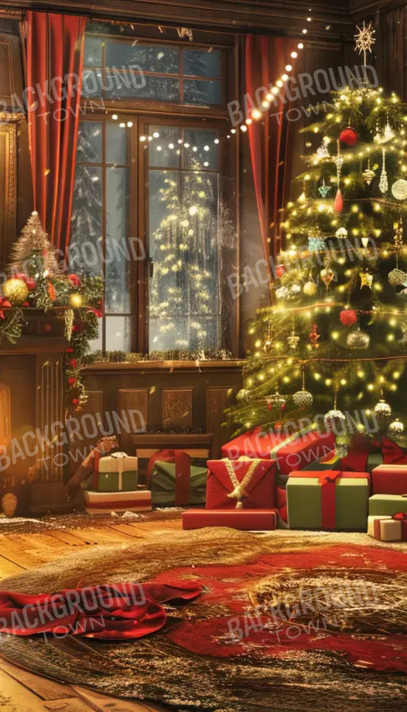 Magic Christmas Living 8’X14’ Ultracloth (96 X 168 Inch) Backdrop