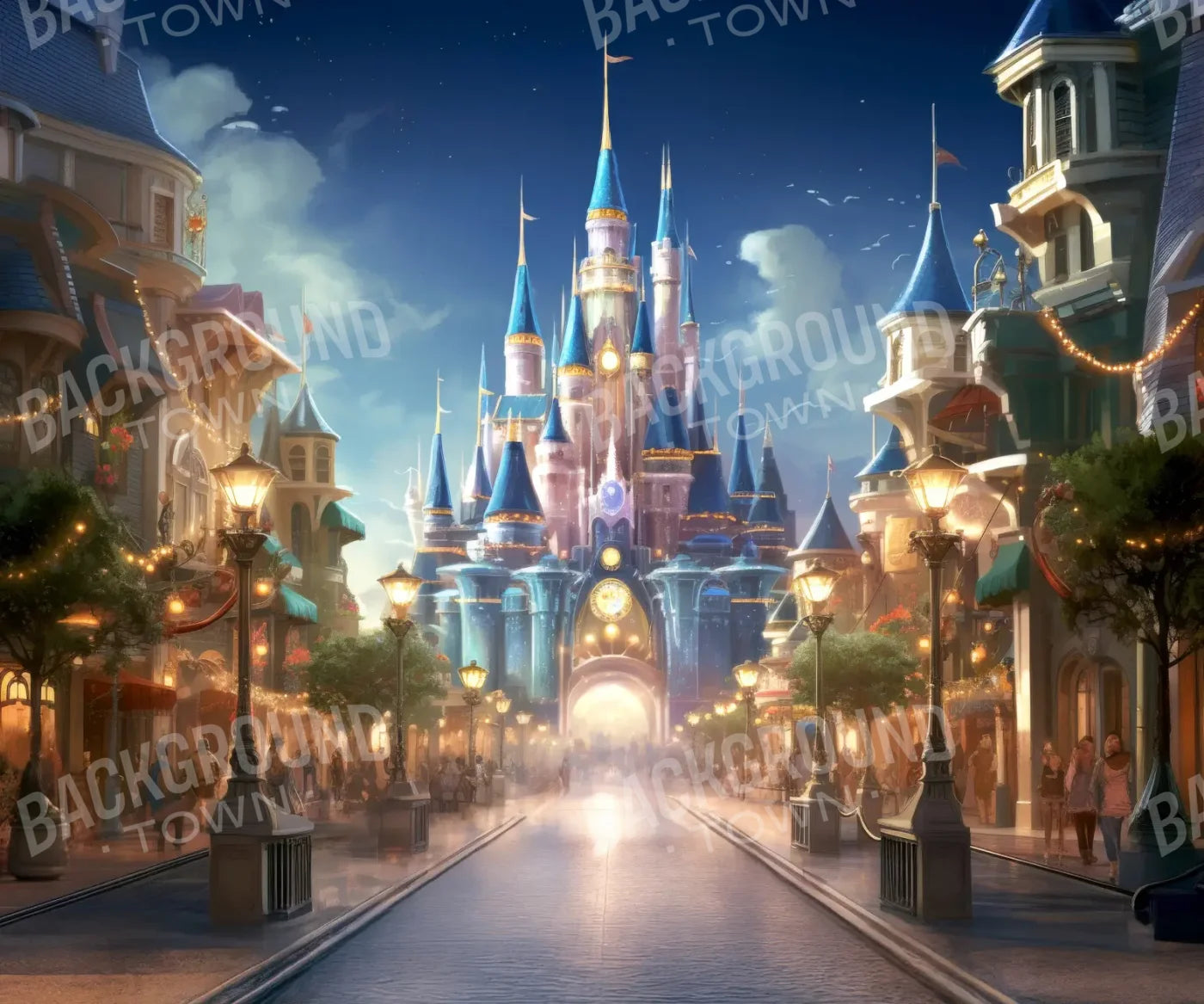 Magic Kingdom 12’x10’ UltraCloth (144 x 120 inch) Backdrop