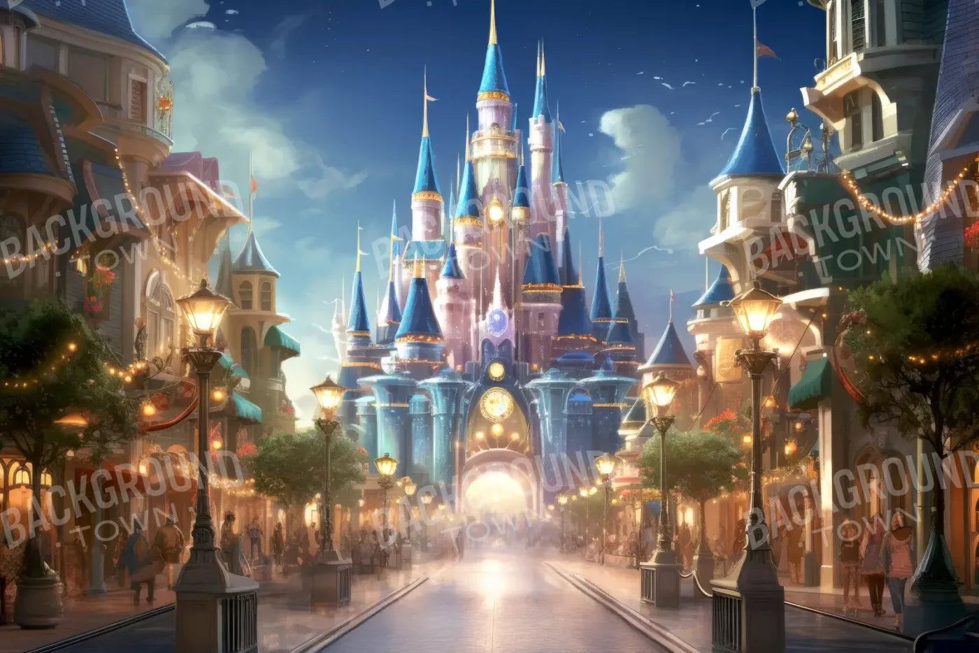 Magic Kingdom 12’x8’ UltraCloth (144 x 96 inch) Backdrop