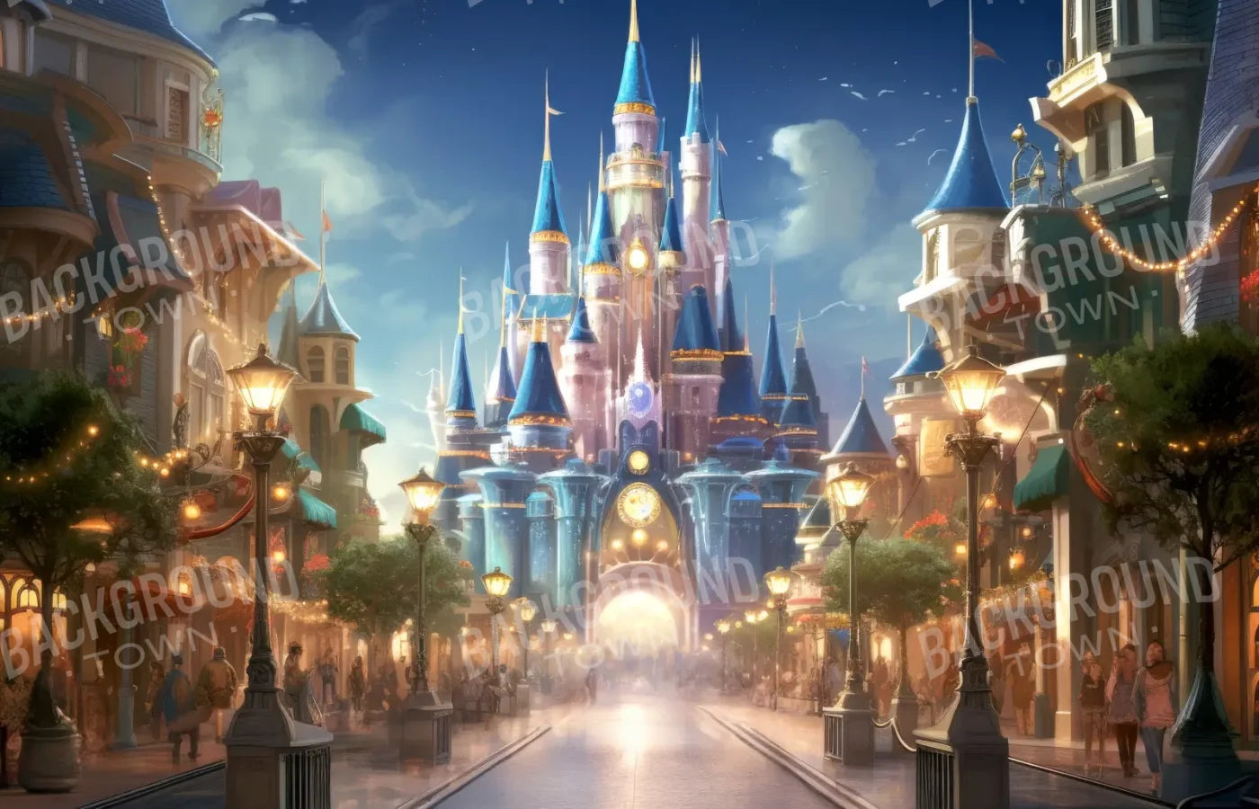 Magic Kingdom 14’x9’ UltraCloth (168 x 108 inch) Backdrop