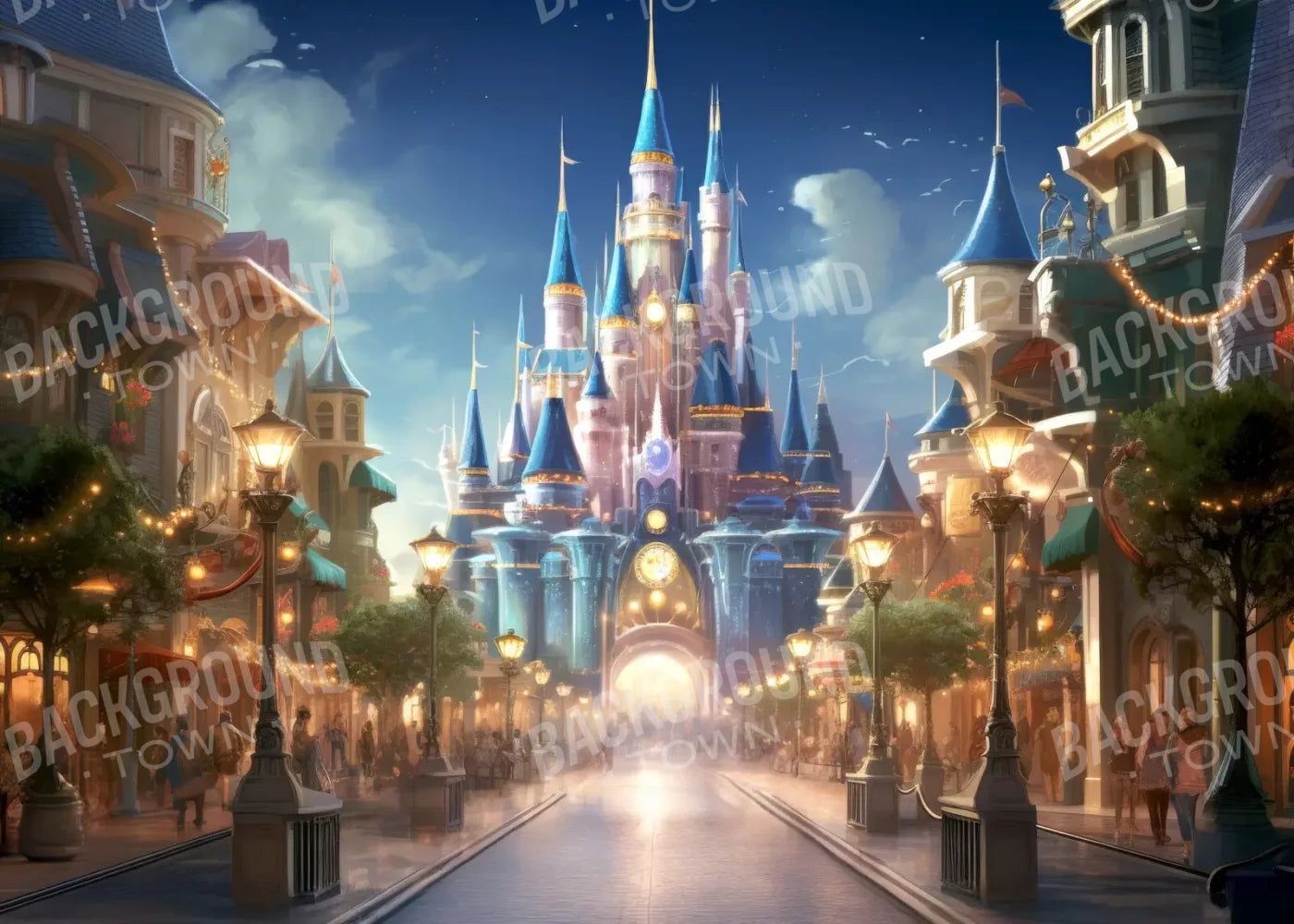 Magic Kingdom 7’x5’ UltraCloth (84 x 60 inch) Backdrop