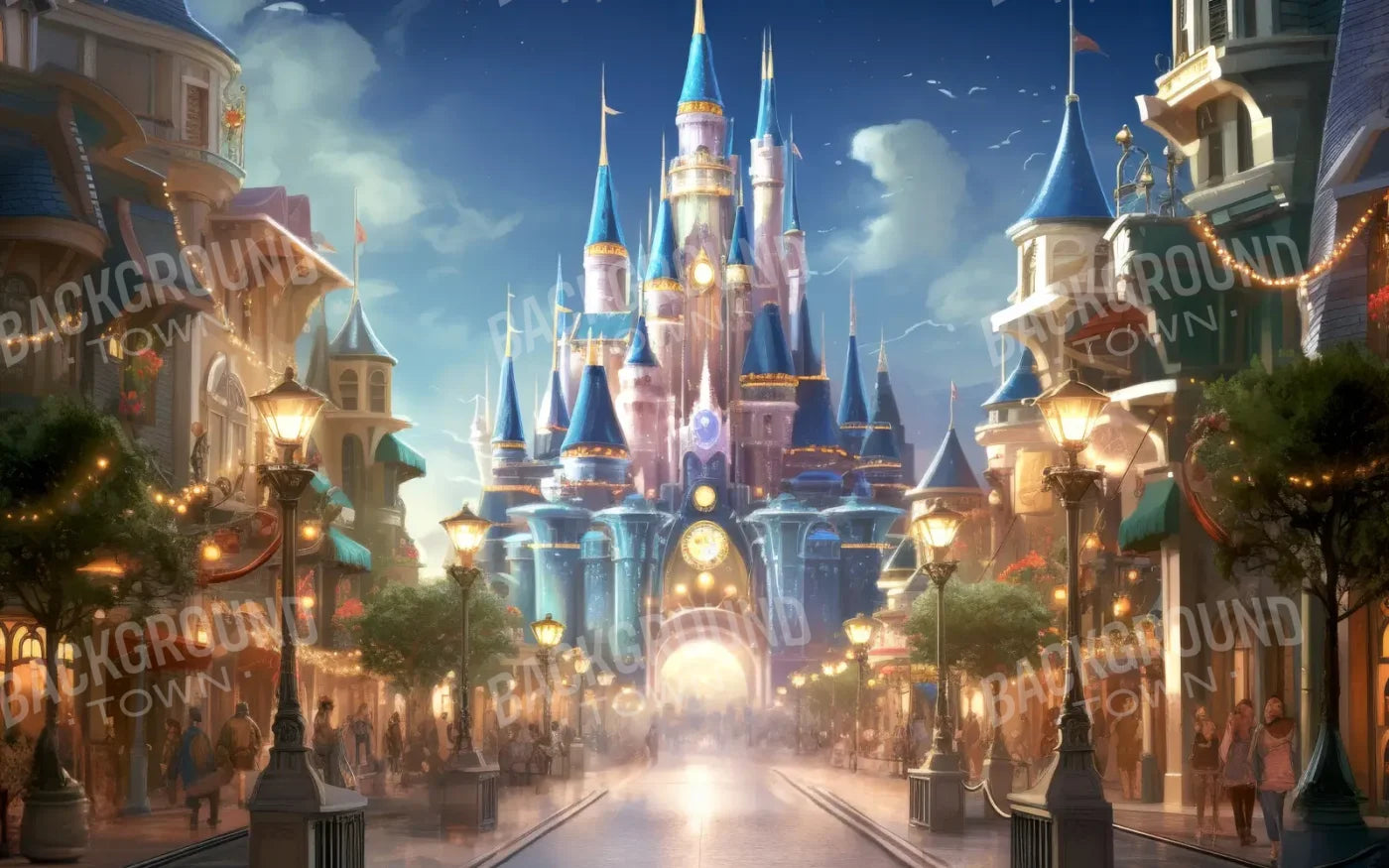 Magic Kingdom 8’x5’ UltraCloth (96 x 60 inch) Backdrop