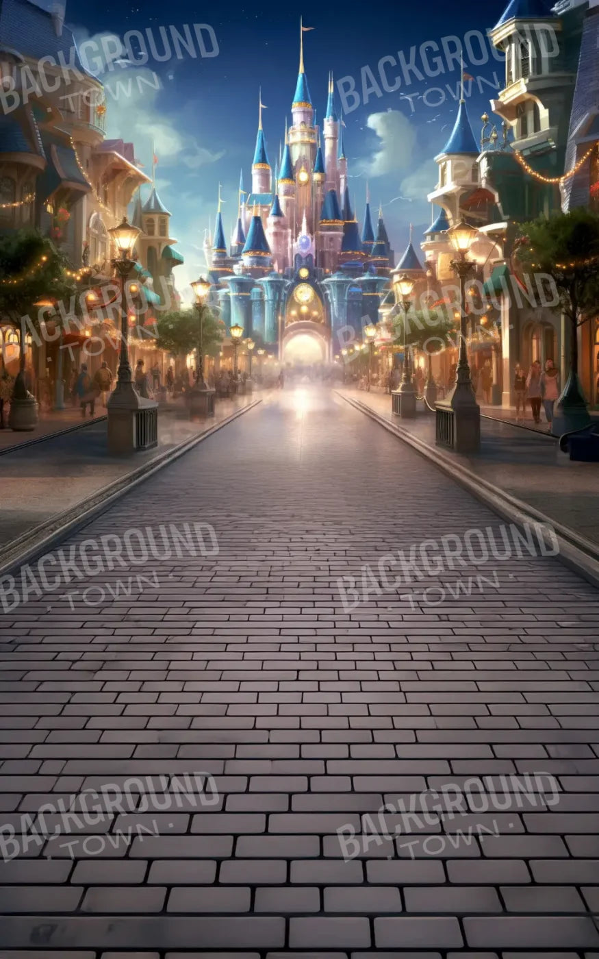 Blue White Brown Backdrop for Photography