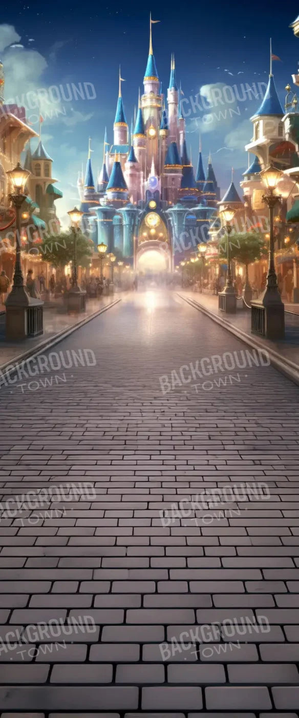 Magic Kingdom Sweep 5’x12’ UltraCloth for Westcott X-Drop (60 x 144 inch) Backdrop
