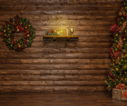 Magic of Santa Believe Wall Wide 12’x10’ UltraCloth (144 x 120 inch) Backdrop
