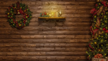 Magic of Santa Believe Wall Wide 14’x8’ UltraCloth (168 x 96 inch) Backdrop