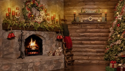 Magic of Santa Coble Full 14’x8’ UltraCloth (168 x 96 inch) Backdrop