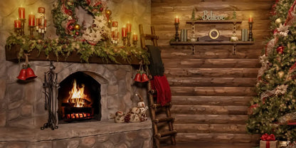 Magic of Santa Coble Full 16’x8’ UltraCloth (192 x 96 inch) Backdrop