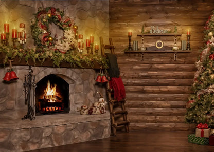 Magic of Santa Coble Full 7’x5’ UltraCloth (84 x 60 inch) Backdrop