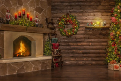 Magic of Santa Flagstone Set 12’x8’ UltraCloth (144 x 96 inch) Backdrop