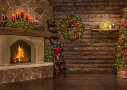 Magic of Santa Flagstone Set 7’x5’ UltraCloth (84 x 60 inch) Backdrop