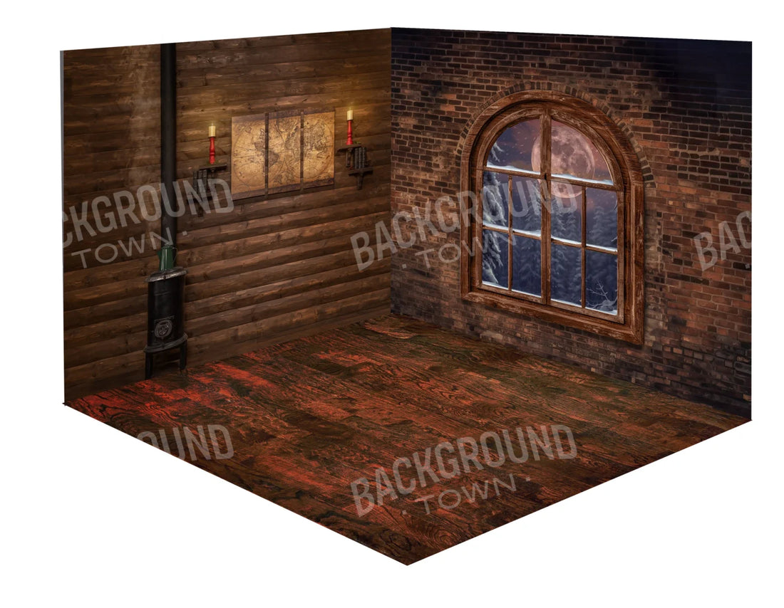 Magic of Santa Study Room Backdrops