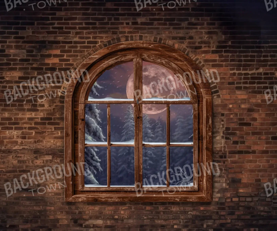 Brick Winter Backdrop for Photography