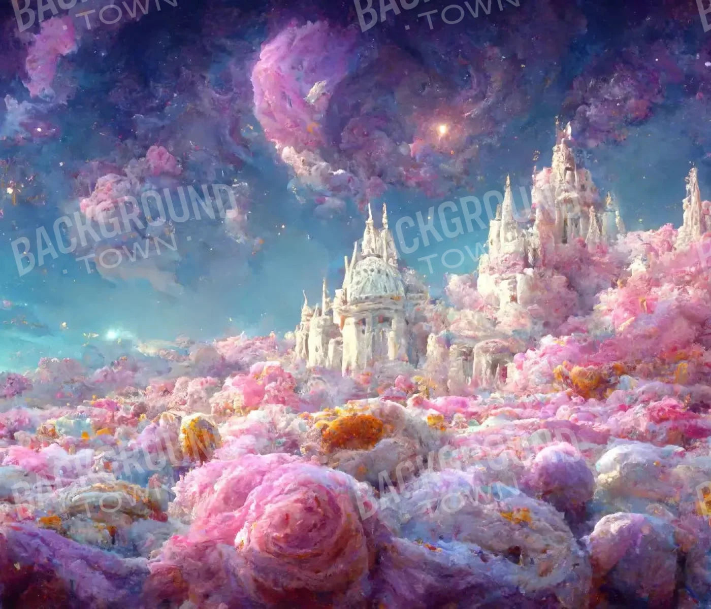 Magical Castle 12X10 Ultracloth ( 144 X 120 Inch ) Backdrop