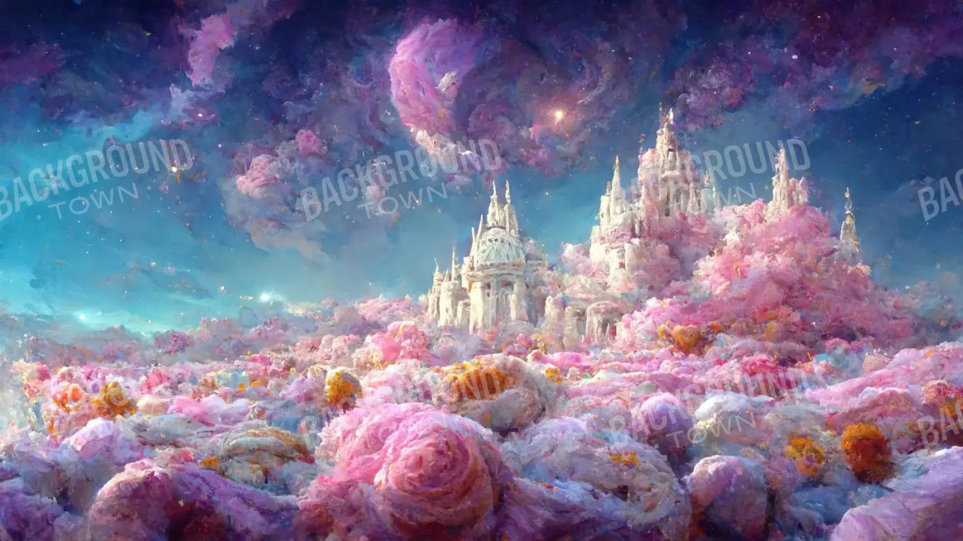 Magical Castle 14X8 Ultracloth ( 168 X 96 Inch ) Backdrop