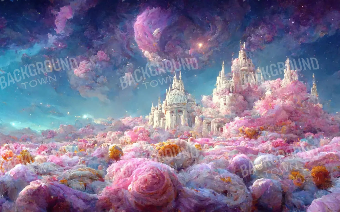 Magical Castle 14X9 Ultracloth ( 168 X 108 Inch ) Backdrop