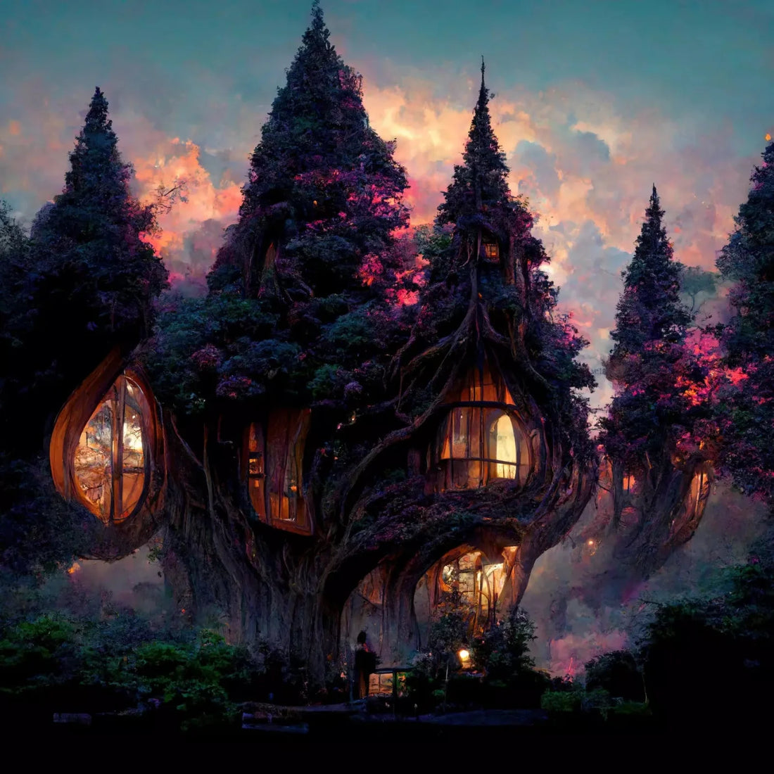 Magical Woods 10X10 Ultracloth ( 120 X Inch ) Backdrop