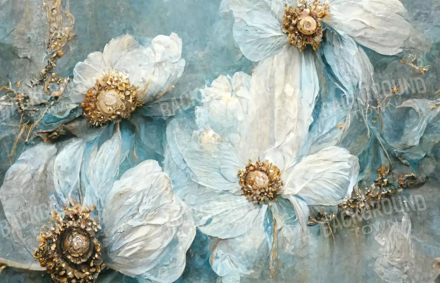 Magnolia Blues 12X8 Ultracloth ( 144 X 96 Inch ) Backdrop